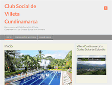 Tablet Screenshot of clubsocial.villetacundinamarca.com