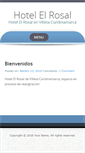 Mobile Screenshot of hotelelrosal.villetacundinamarca.com